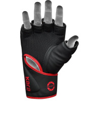 RDX MMA Rukavice F6 KARA - černo/červené