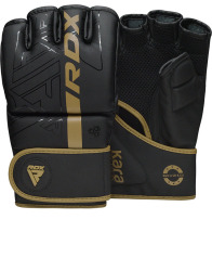RDX MMA Rukavice F6 KARA - černo/zlaté