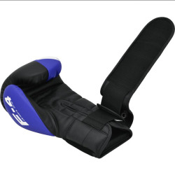RDX Boxerské rukavice F4 Hook & Loop - modré