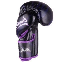 8 WEAPONS Dětské Boxerské rukavice Beastial Wolf - černo/fialové