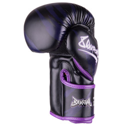 8 WEAPONS Dětské Boxerské rukavice Beastial Wolf - černo/fialové
