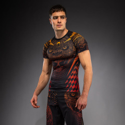 Rashguard VENUM Quetzal Fury Kr. rukáv - černý