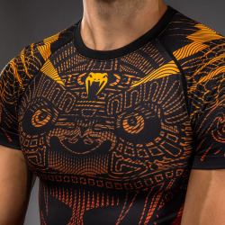 Rashguard VENUM Quetzal Fury Kr. rukáv - černý