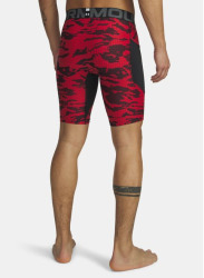 Under Armour Kompresní šortky UA HG Printed Lng - červené