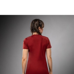 Dámské triko VENUM Serpenti DRY TECH - Burgundy/Ivory