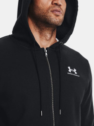Pánská mikina UNDER ARMOUR UA Essential Fleece FZ - černá