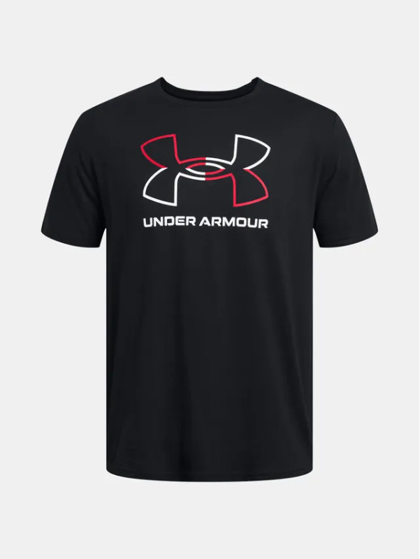 Pánské triko Under Armour FOUNDATION UPDATE SS - černé