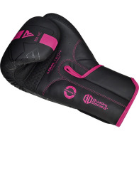 RDX Boxerské rukavice F6 Kara - černo/růžové
