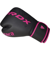 RDX Boxerské rukavice F6 Kara - černo/růžové