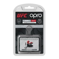 Chránič zubů Opro Silver UFC senior - černo/stříbrný