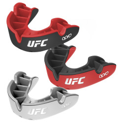Chránič zubů Opro Silver UFC senior - černo/stříbrný