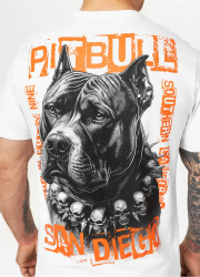 PitBull West Coast Triko BLACKY - bílé