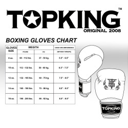 Boxerské rukavice TOP KING Chain - Black Gold