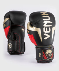 Boxerské rukavice VENUM ELITE - černo/zlato/červené