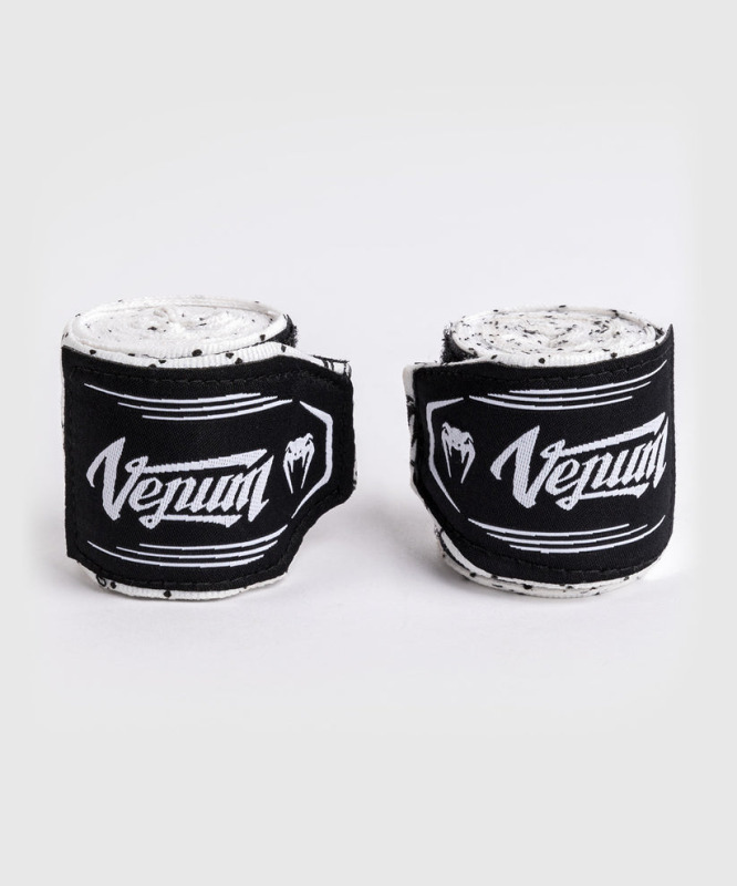 Boxerské bandáže značky VENUM﻿ 2,5 m - bílo/černé