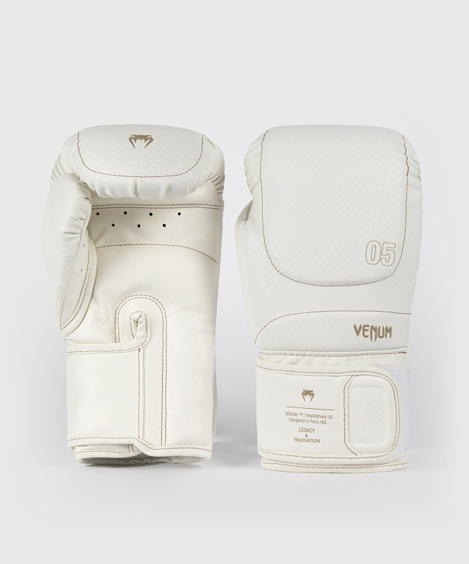 Boxerské rukavice VENUM Impact Evo Scales - ivory