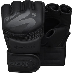 RDX MMA Rukavice F15 MMA Grappling  - černo/černé