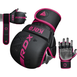 RDX MMA Rukavice Kara F6 Shooter - černo/růžové