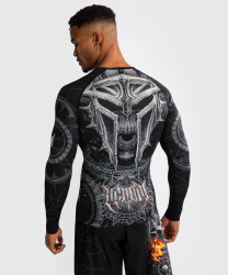 Rashguard VENUM Gladiator 5.0 Dl. rukáv - černo/stříbrný