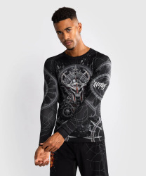 Rashguard VENUM Gladiator 5.0 Dl. rukáv - černo/stříbrný