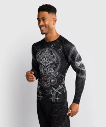 Rashguard VENUM Gladiator 5.0 Dl. rukáv - černo/stříbrný