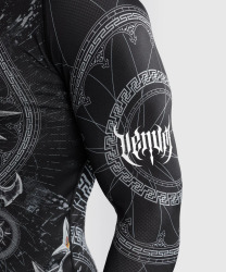 Rashguard VENUM Gladiator 5.0 Dl. rukáv - černo/stříbrný