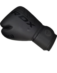 RDX Boxerské rukavice F6 Kara - černo/černé