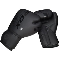 RDX Boxerské rukavice F6 Kara - černo/černé