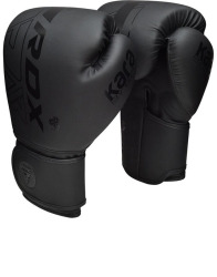 RDX Boxerské rukavice F6 Kara - černo/černé