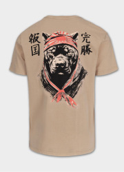 PitBull West Coast Triko Bravery 190 Denim Washed - pískové