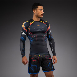 Rashguard VENUM Dl. rukáv x TEKKEN 8 Yoshimitsu - černo/oranžový