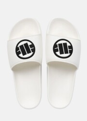 PitBull West Coast Flip Flop Logo - bílé