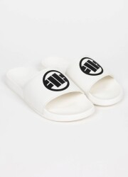PitBull West Coast Flip Flop Logo - bílé