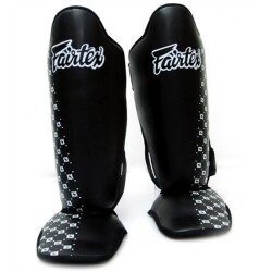 Chrániče holení a nártů Fairtex  SP5 - černobílá