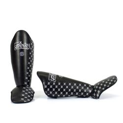 Chrániče holení a nártů Fairtex  SP5 - černobílá
