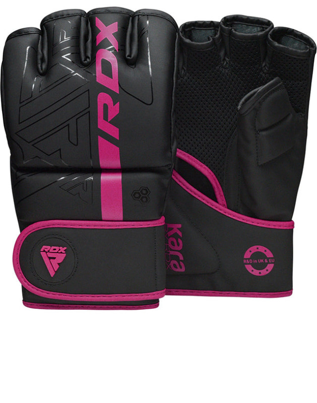 RDX MMA Rukavice F6 KARA - černo/růžové