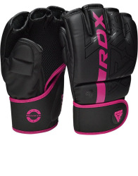 RDX MMA Rukavice F6 KARA - černo/růžové