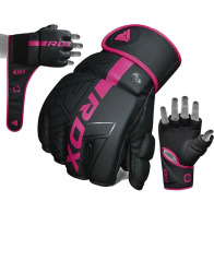RDX MMA Rukavice F6 KARA - černo/růžové