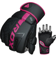 RDX MMA Rukavice F6 KARA - černo/růžové