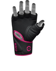 RDX MMA Rukavice F6 KARA - černo/růžové