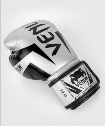 Boxerské rukavice VENUM ELITE - stříbrno/černé