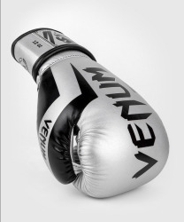 Boxerské rukavice VENUM ELITE - stříbrno/černé