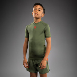 Dětský Rashguard VENUM Contender Kr. rukáv - zelené