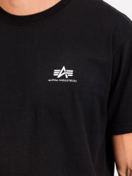 Alpha Industries Pánské tričko Small Logo Basic - černé