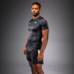 Rashguard VENUM Kr. rukáv x Roger Gracie Academy - černý