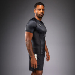 Rashguard VENUM Kr. rukáv x Roger Gracie Academy - černý