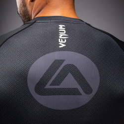 Rashguard VENUM Kr. rukáv x Roger Gracie Academy - černý