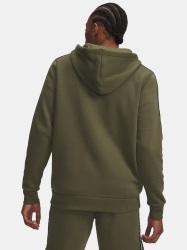 Pánská mikina UNDER ARMOUR UA Icon Fleece FZ Taping - zelená