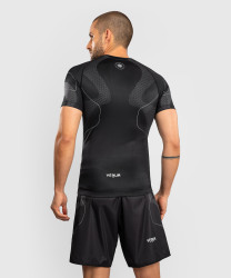 Rashguard VENUM Nexus Kr. rukáv - černo/stříbrný
