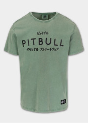 PitBull West Coast Triko Bravery 190 Denim Washed - zelené